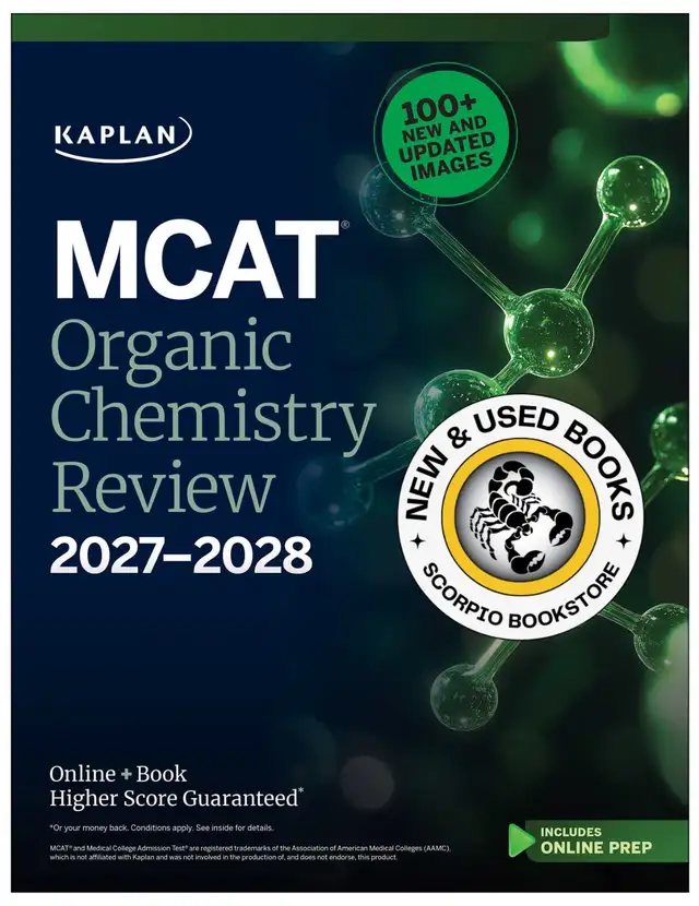 MCAT Organic Chemistry Review 2027-2028 Kaplan 9798349701269