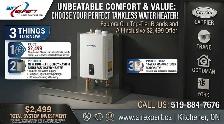WATER HEATER WATER HEATER TANKLESS WATER HEATER INSTALLED