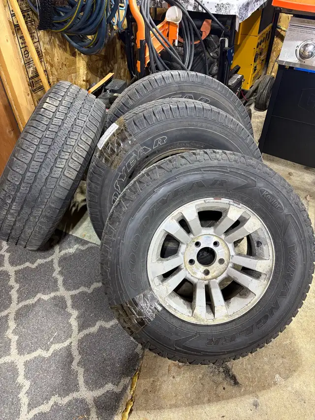 Wrangler 16" All Season tires with rims
