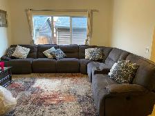 Recliner sectional like new receipt available - Photo 3