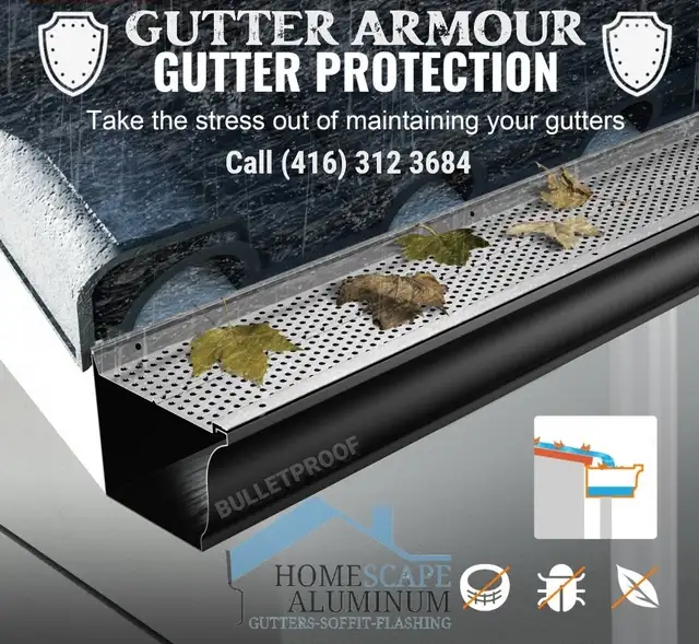 Gutter Leaf guard Installation   Free Cleaning