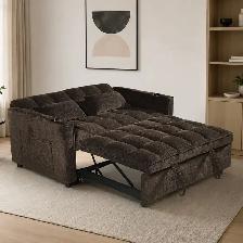 New Brown Sofa Bed With USB Charging Ports Biggest Sale Ever