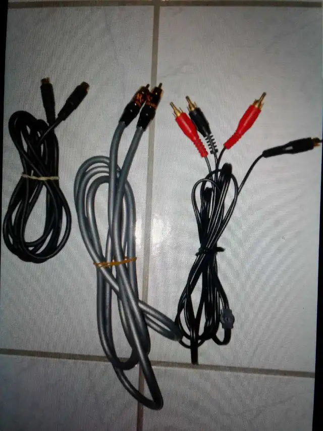 Gold plated component cables/ AV cables  - Best offer or trade