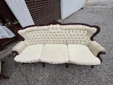 Free delivery used Vintage Style Tufted Sofa and Armchair Set - Photo 5