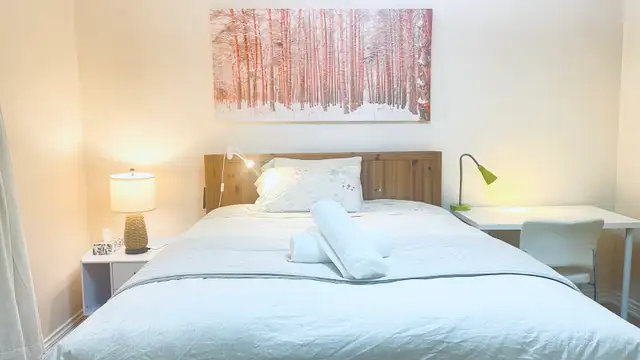 Bright Furnished Queen Room | 2nd Floor | All Inclusive
