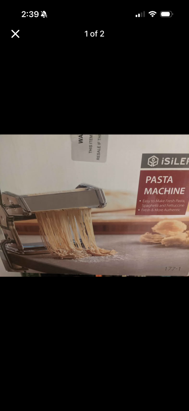 Pasta machine