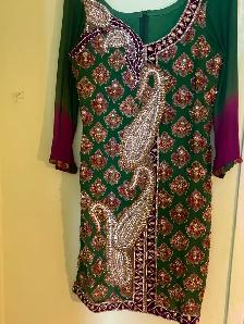 Oriental embroidered dress for women - Photo 2