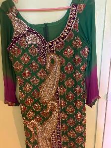 Oriental embroidered dress for women - Photo 3