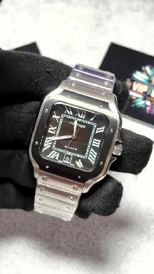 cartier watch  cartier santos  automatic watch - Photo 9