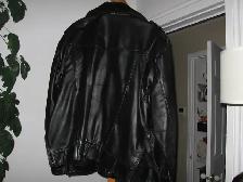 VESTE DE CUIR STYLE POLICIER POUR HOMME - Photo 3