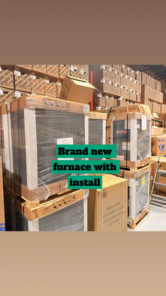 Furnace installation brand new latest model