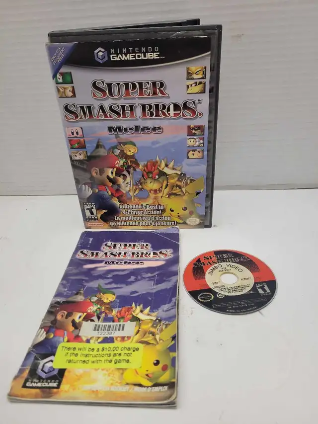 Super Smash Bros Melee GameCube Game