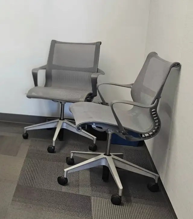 Gently Used Herman Miller Setu Chairs