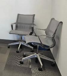 Gently Used Herman Miller Setu Chairs