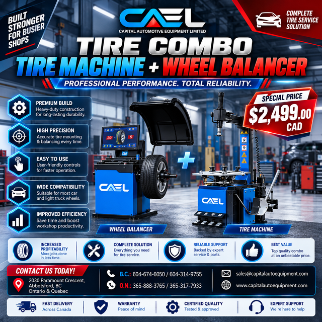 New CAEL Tire machine  Wheel balancer –Certified &Warranty &Fina