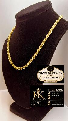 10K yellow Gold Rope Chain # R63 - Photo 3