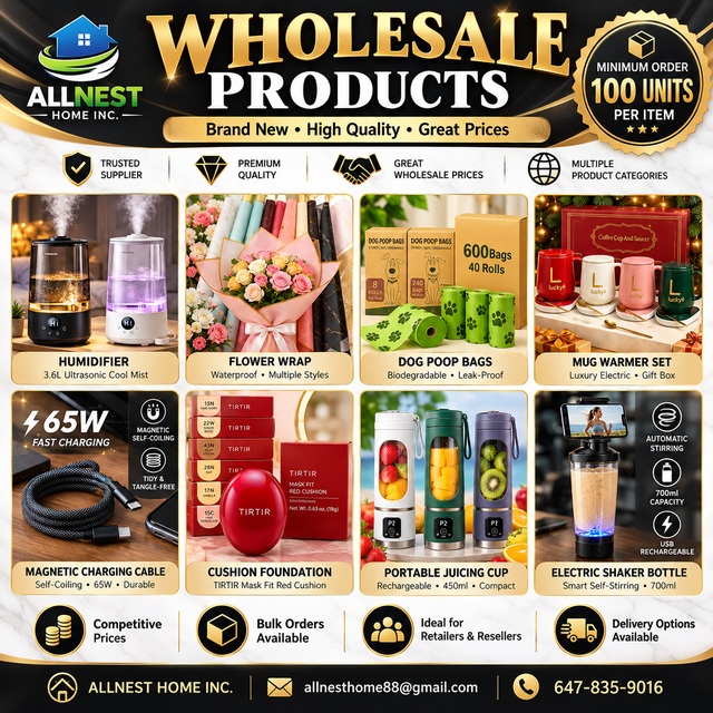 Wholesale Products – Brand New – Minimum Order 100 Units