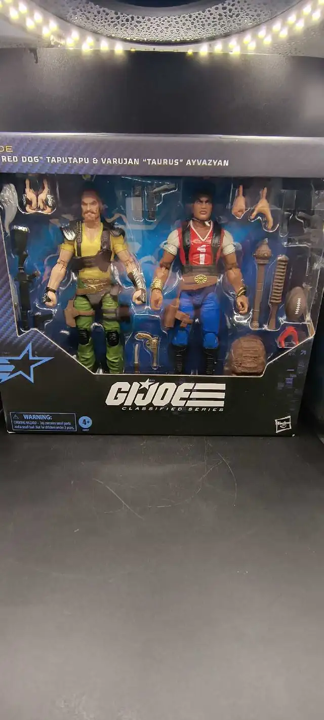 NEW GI JOE RED DOG/TAURUS SET