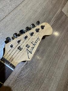 Academy Strat style electric guitar w/  gig bag and practice amp - Photo 5