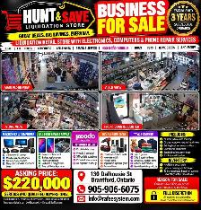 LIQUIDATION & ELECTRONICS RETAIL STORE