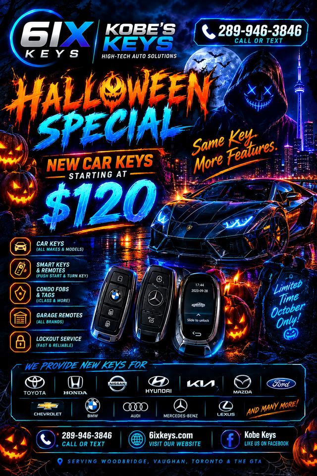 Car Keys, Smart Keys & Remotes - Starting at $120 | Kobe Keys