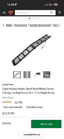 motorcycle ramp for sale $80 - Photo 3
