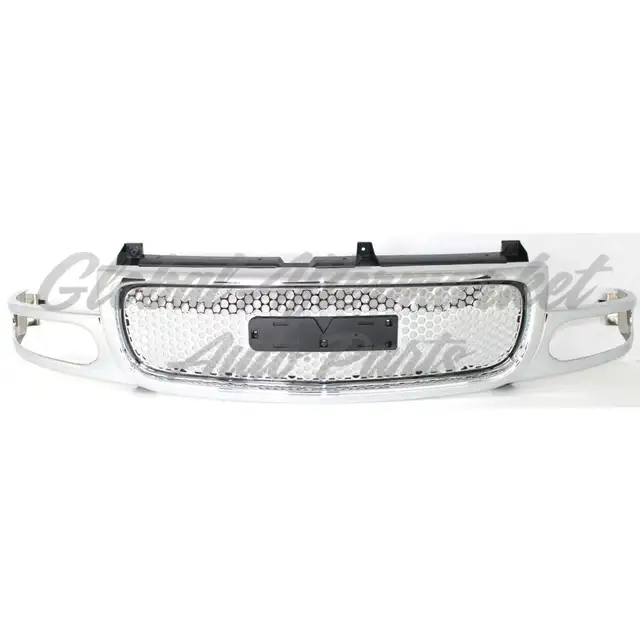 Gmc Yukon Xl Denali 2001-2006 Grille Assembly (Chrome Slv)