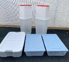 Santa Claus & various Christmas Decoration Storage Containers - Photo 4