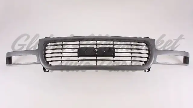 Gmc Yukon Xl 2000-2005 Grille Black Horizontal Bars W/Textured