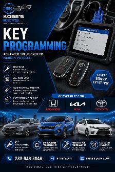 Key Programming - All Makes & Models | Kobe Keys $120