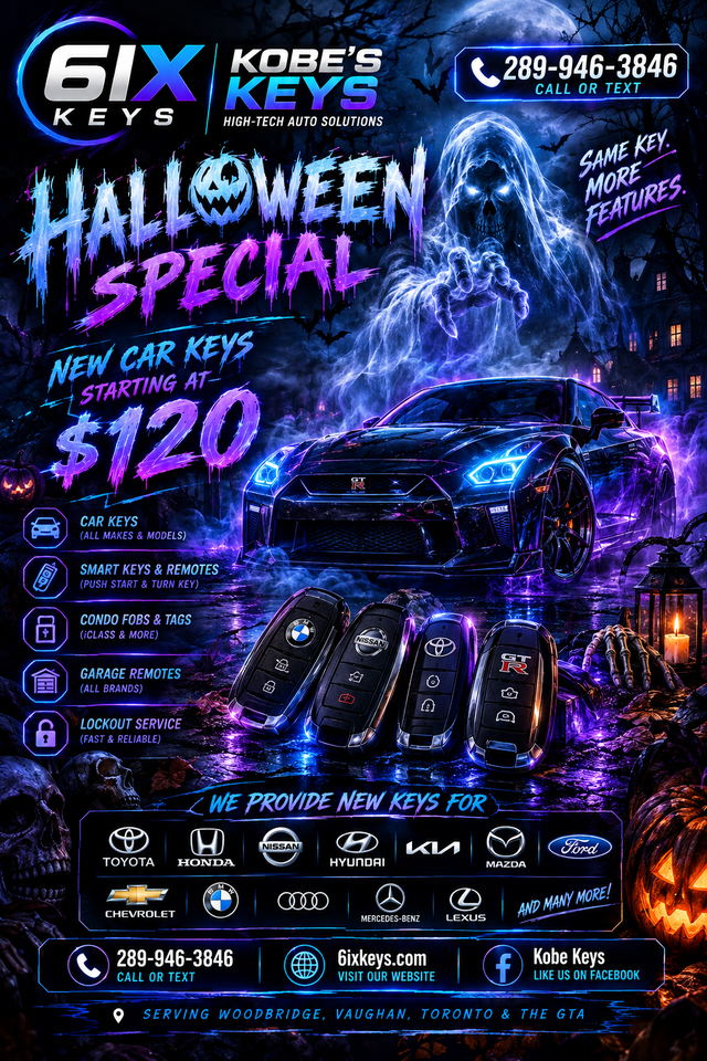 Same Key, More Features - Car Keys from $120