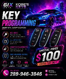 All Keys Lost? Car Key Replacement $120
