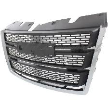 Gmc Terrain 2010-2015 Grille Matte Black W/Chrome Molding - Photo 2
