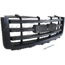 Gmc Pickup Gmc Sierra Hybrid 2009-2013 Grille Matte Black 3 - Photo 3