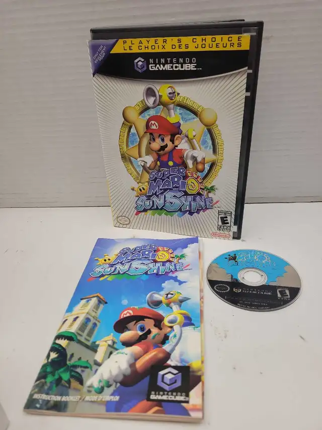 Super Mario Sunshine GameCube Game