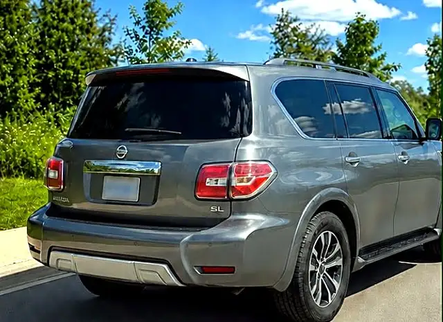 2018 Nissan Armada SL 4WD — V8, Tows 8,500 lbs, Heated Leather