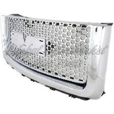 Gmc Pickup Gmc Denali 1500 2007-2013 Grille Chrome/Black Denali - Photo 2
