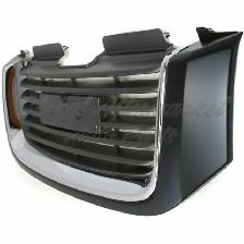 Gmc Envoy Xuv 2004-2005 Grille Without Head Lamp Washer Hole - Photo 2