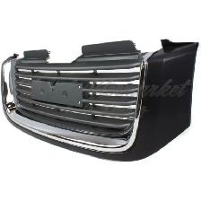 Gmc Envoy Xuv 2004-2005 Grille Chrome/Black W/Black Frame - Photo 2