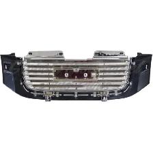 Gmc Envoy Xuv 2004-2005 Grille Chrome/Black W/Black Frame W/H/L - Photo 5
