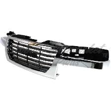 Gmc Canyon 2004-2012 Grille Chrome Frame W/Black Center - Photo 3