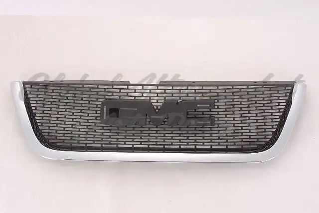 Gmc Acadia 2007-2012 Grille Matte Black W/Chrome Molding