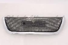 Gmc Acadia 2007-2012 Grille Matte Black W/Chrome Molding
