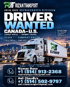 Class 1 Driver Wanted | Canada–U.S. | Rizan Transport - Photo 2