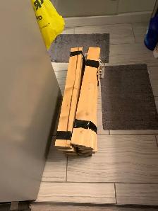 queen sized bed frame and mattress - Photo 2