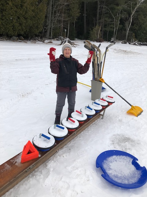 Outdoor Winter Curling Stones/Accessories - Great gift for Xmas