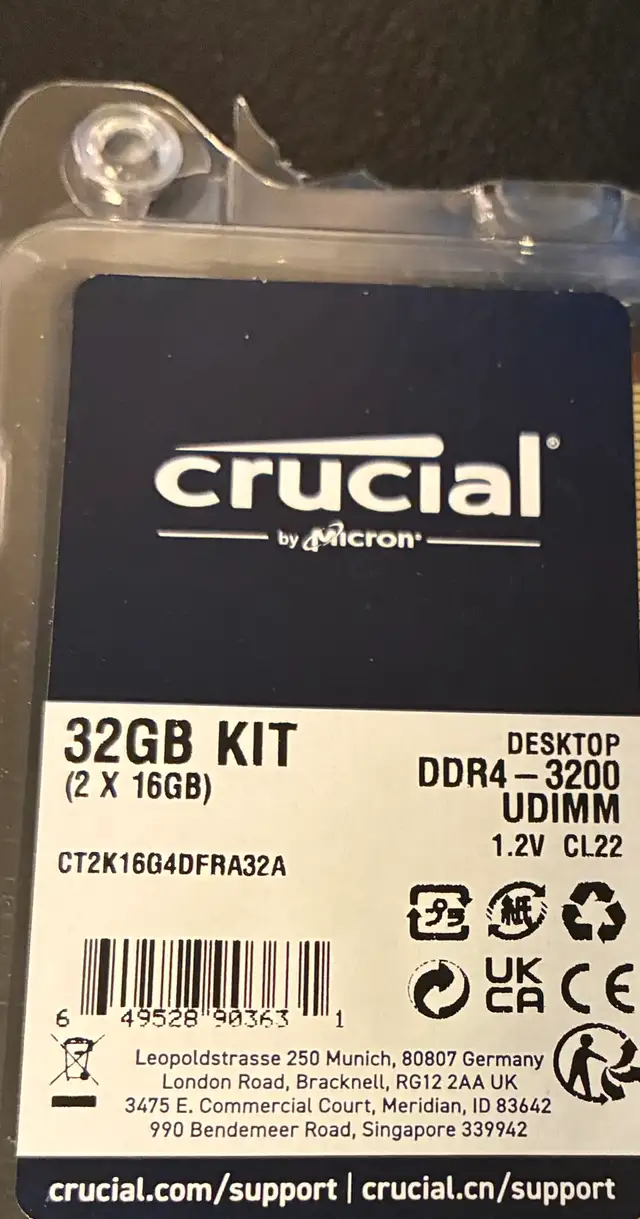 Upgraded RAM and a Computer