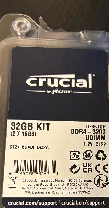 Upgraded RAM and a Computer