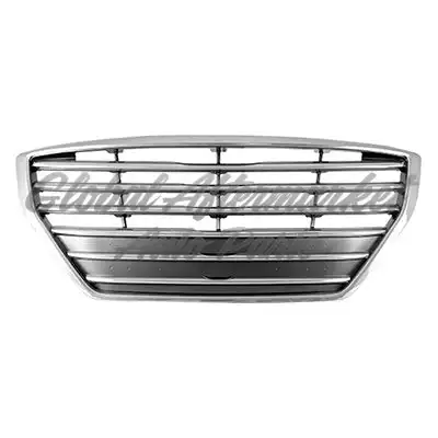 Hyundai G80 2017 Grille Chrome Silver/Satin Without Adaptive
