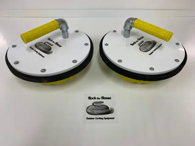 Outdoor Winter Curling Stones/Accessories - A Great Xmas Gift